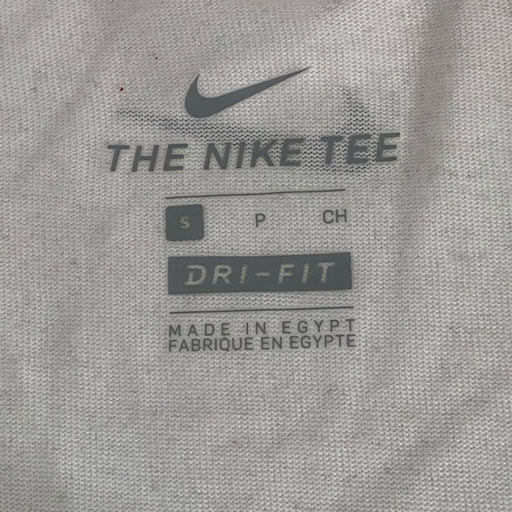 Nike Loose Fit Muscle Dri-Fit Tee White S NWT - Picture 3 of 10